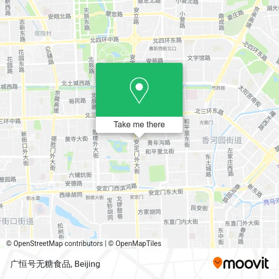 广恒号无糖食品 map