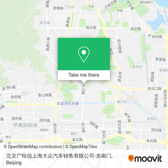 北京广恒信上海大众汽车销售有限公司-东南门 map