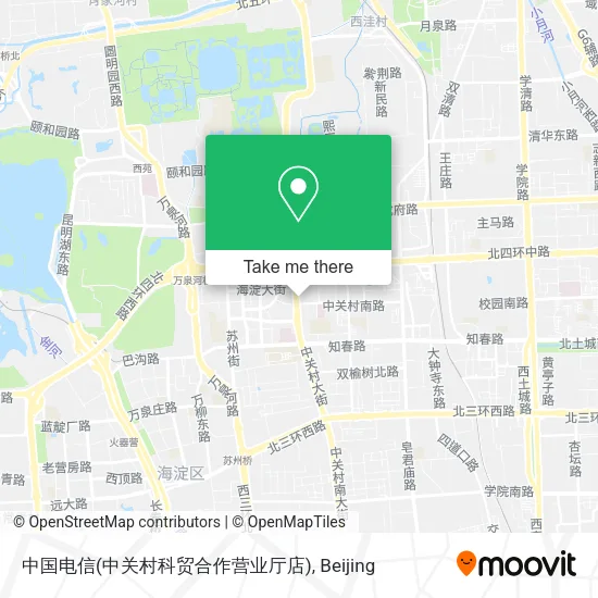 中国电信(中关村科贸合作营业厅店) map