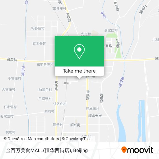 金百万美食MALL(恒华西街店) map