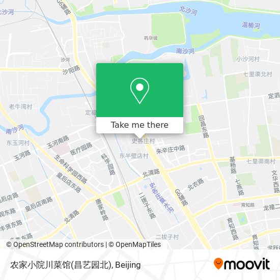 农家小院川菜馆(昌艺园北) map
