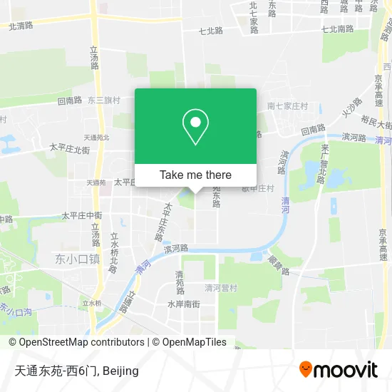 天通东苑-西6门 map