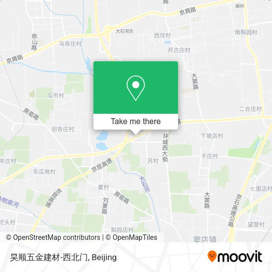 昊顺五金建材-西北门 map