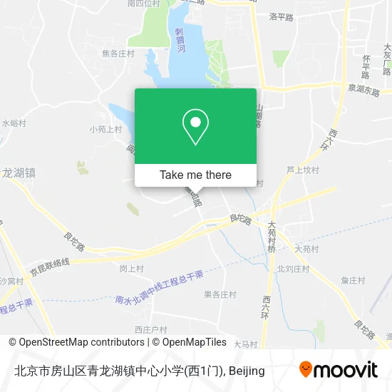 北京市房山区青龙湖镇中心小学(西1门) map