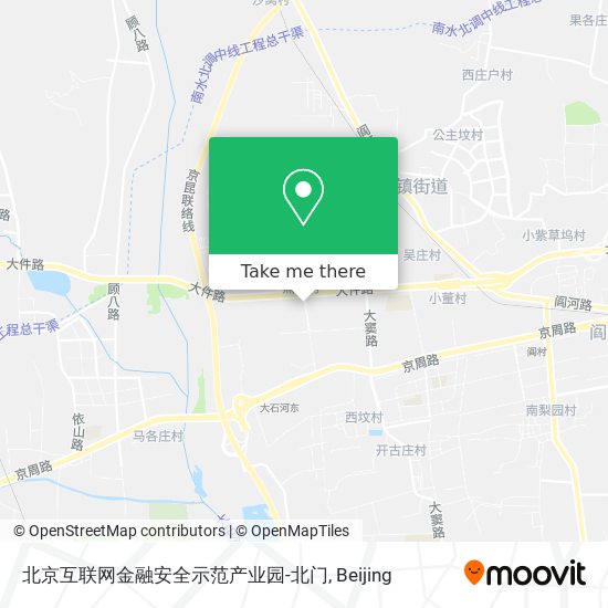北京互联网金融安全示范产业园-北门 map