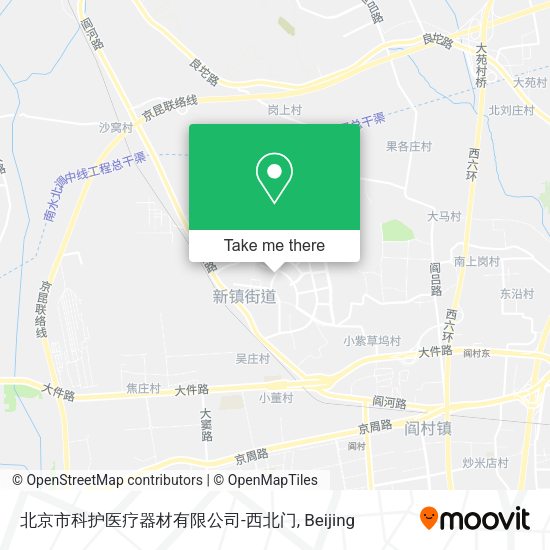 北京市科护医疗器材有限公司-西北门 map