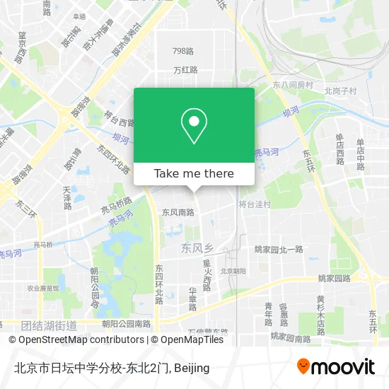 北京市日坛中学分校-东北2门 map