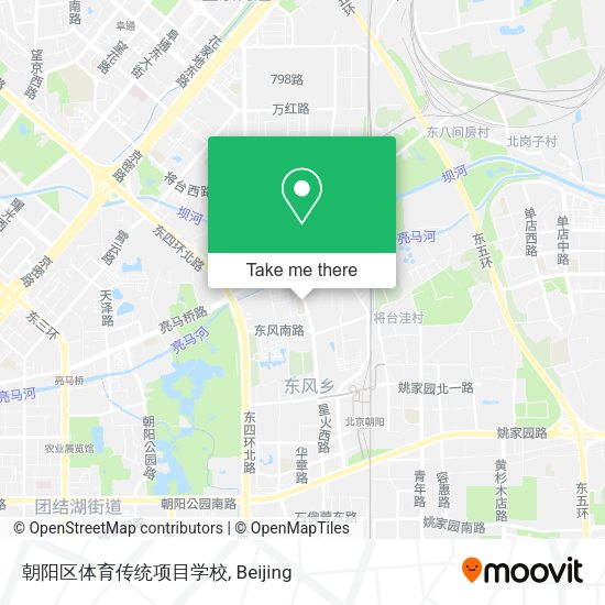 朝阳区体育传统项目学校 map