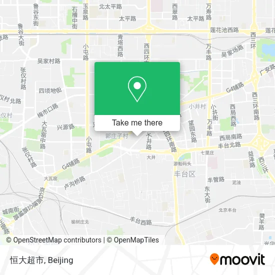 恒大超市 map