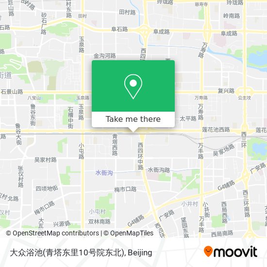 大众浴池(青塔东里10号院东北) map
