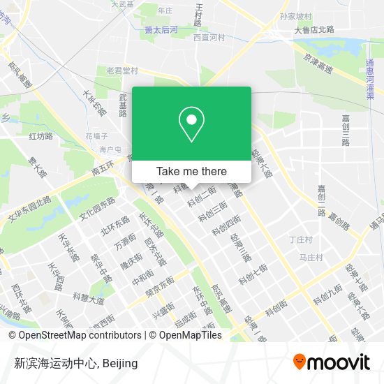 新滨海运动中心 map