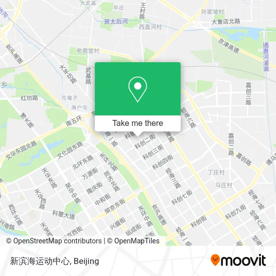 新滨海运动中心 map