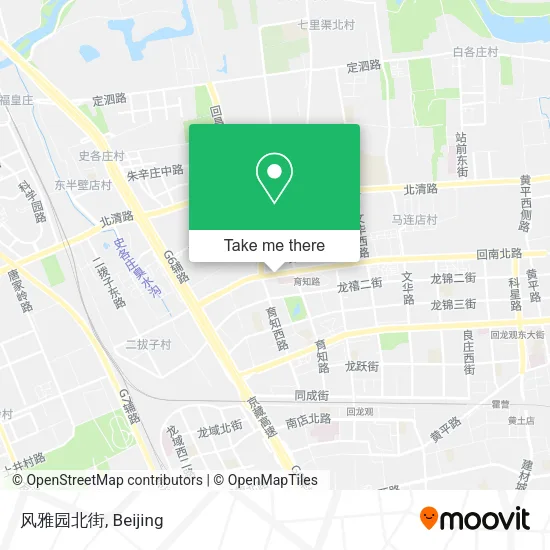 风雅园北街 map