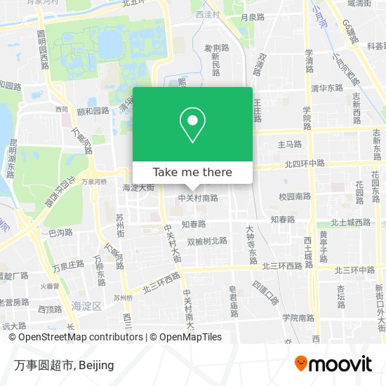 万事圆超市 map