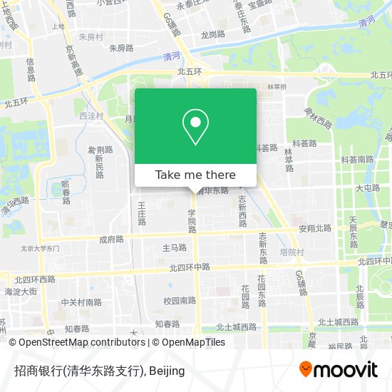 招商银行(清华东路支行) map