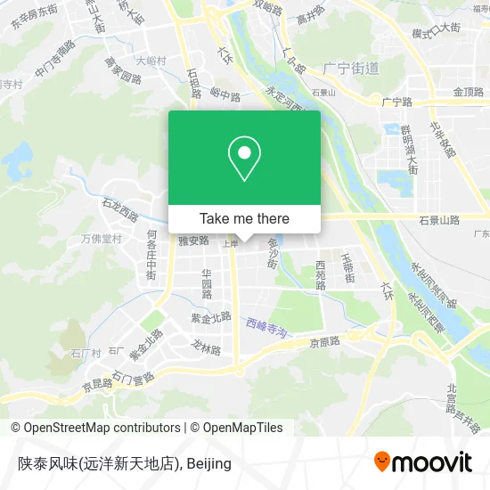 陕泰风味(远洋新天地店) map
