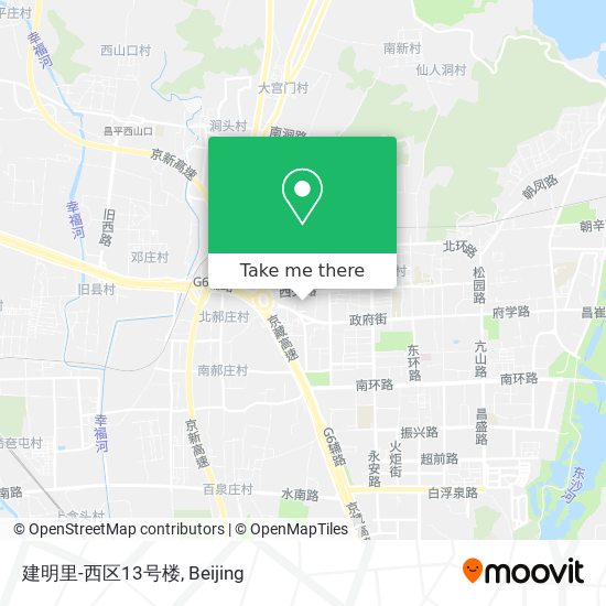 建明里-西区13号楼 map