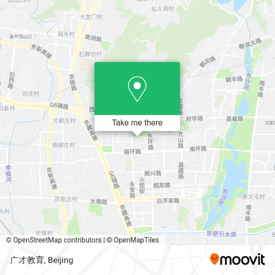 广才教育 map