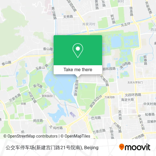 公交车停车场(新建宫门路21号院南) map
