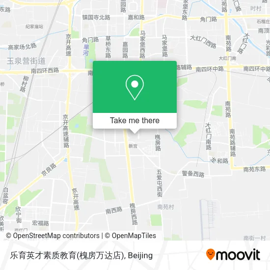 乐育英才素质教育(槐房万达店) map