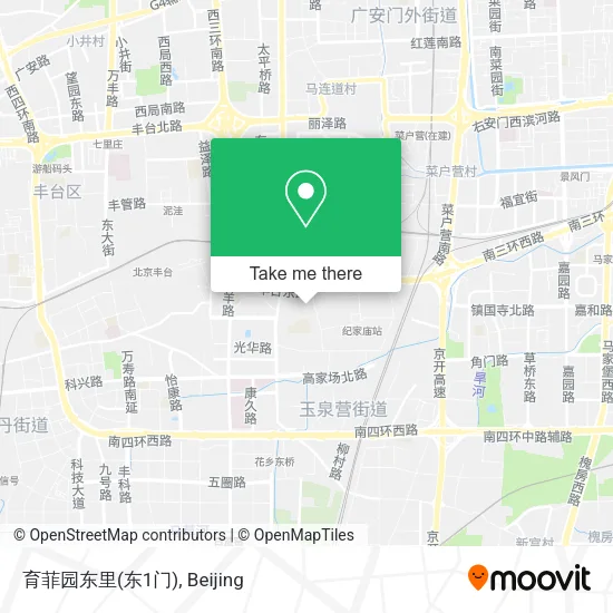 育菲园东里(东1门) map