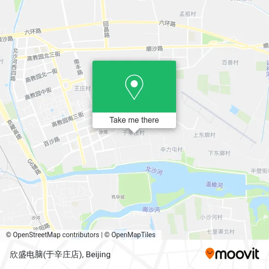 欣盛电脑(于辛庄店) map