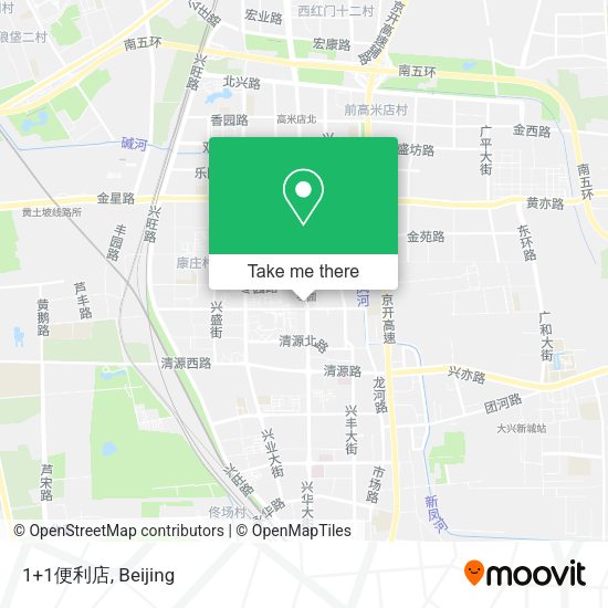 1+1便利店 map