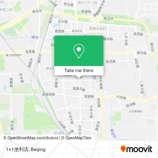 1+1便利店 map
