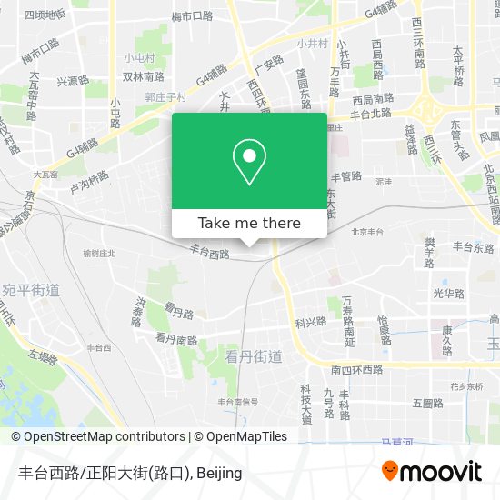 丰台西路/正阳大街(路口) map