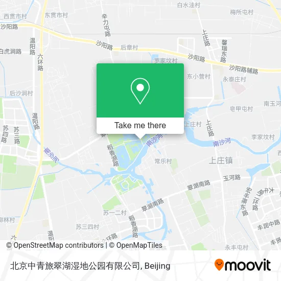 北京中青旅翠湖湿地公园有限公司 map