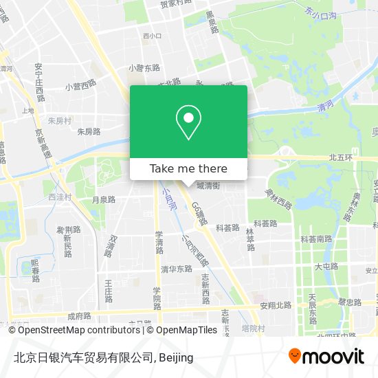 北京日银汽车贸易有限公司 map