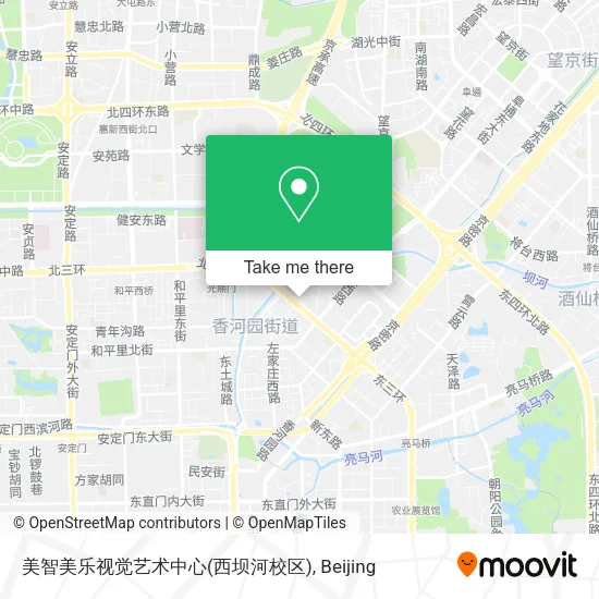 美智美乐视觉艺术中心(西坝河校区) map