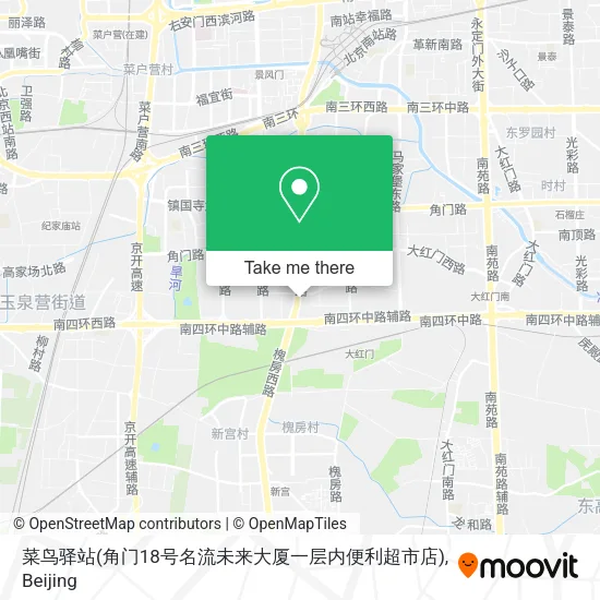 菜鸟驿站(角门18号名流未来大厦一层内便利超市店) map