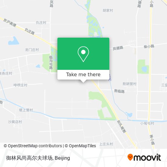 御林风尚高尔夫球场 map