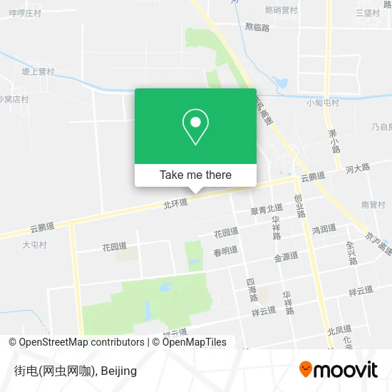 街电(网虫网咖) map