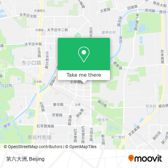 How To Get To 第六大洲in 来广营地区by Bus Or Metro Moovit