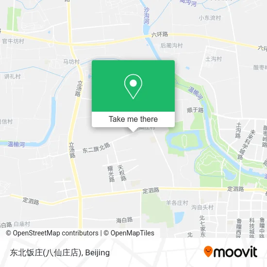 东北饭庄(八仙庄店) map