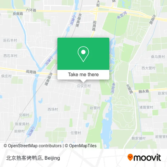 北京熟客烤鸭店 map