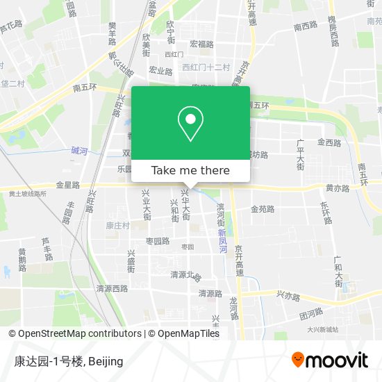 康达园-1号楼 map