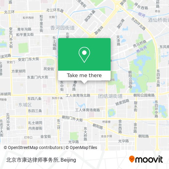 北京市康达律师事务所 map