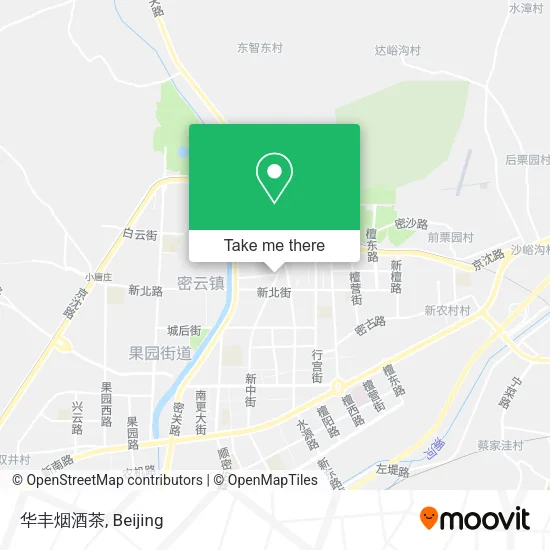 华丰烟酒茶 map
