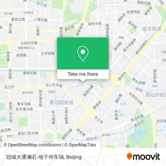 冠城大通澜石-地下停车场 map