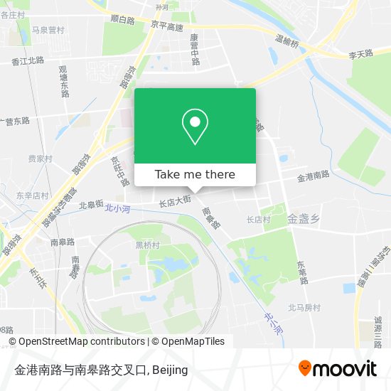 金港南路与南皋路交叉口 map