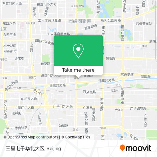 三星电子华北大区 map