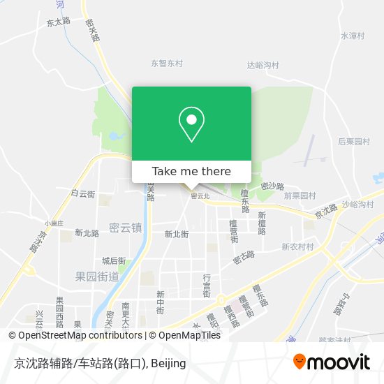 京沈路辅路/车站路(路口) map