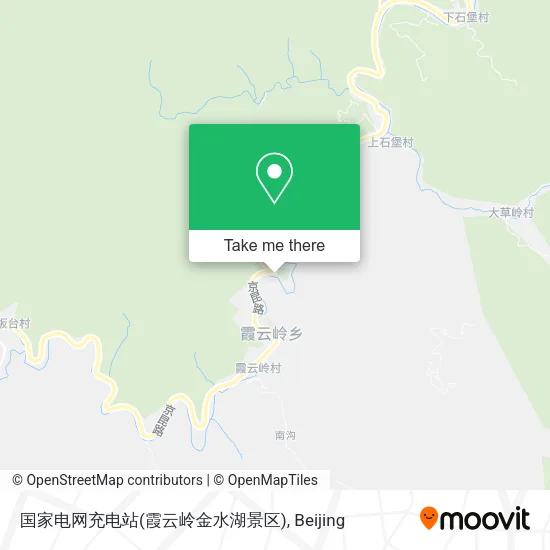 国家电网充电站(霞云岭金水湖景区) map