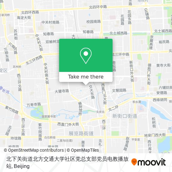 北下关街道北方交通大学社区党总支部党员电教播放站 map