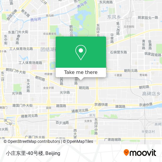 小庄东里-40号楼 map