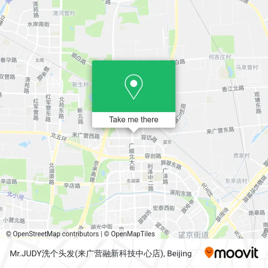 Mr.JUDY洗个头发(来广营融新科技中心店) map
