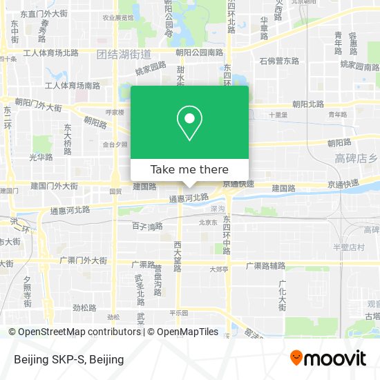 Beijing SKP-S map
